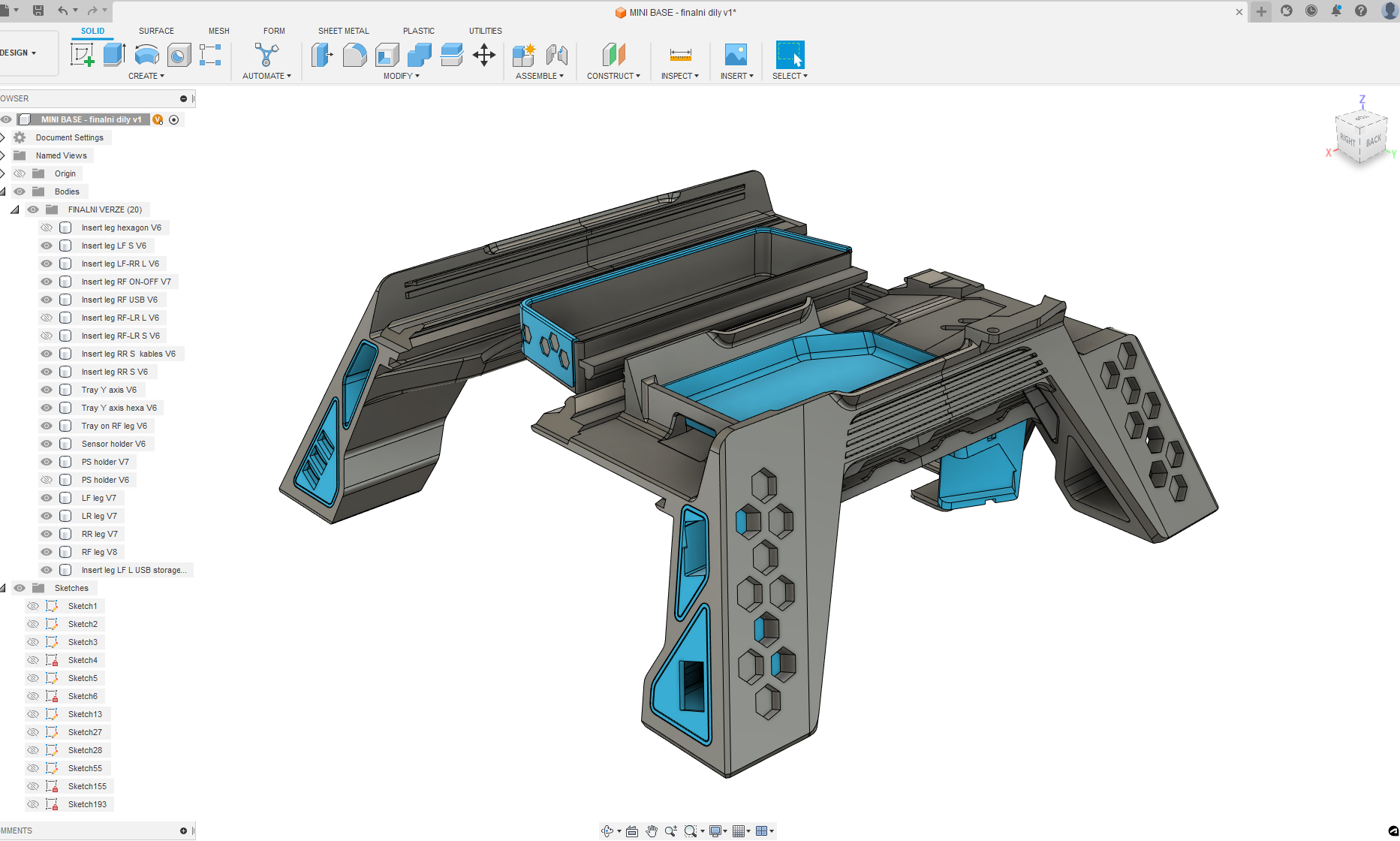 Exemple de modélisation 3D dans Fusion 360